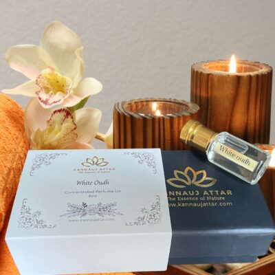 White Oudh Attar Natural Floral Woody Scent