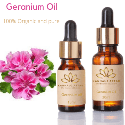 Buy Pure Organic Geranium Essential Oil